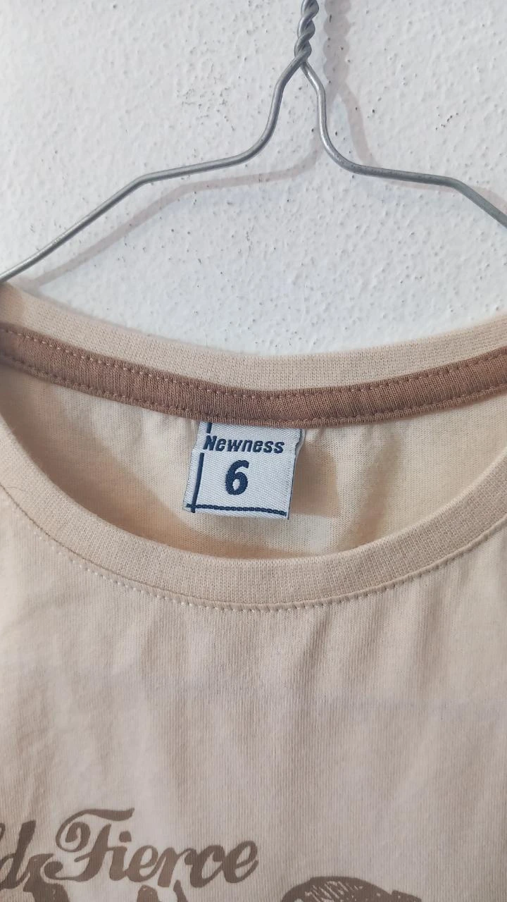 Baby tee beige taille XS/S | Top bege, Newness – photo 2